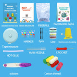 HANDMADE DIY TOY ORNAMENTS CROCHET MATERIAL KIT_CWMM0827