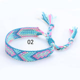 ETHNIC STYLE COLORFUL TASSEL WOVEN BRACELET_CWAJE0709