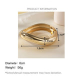 IRREGULAR HIGH END OPEN NICHE METAL BRACELET_CWMM3082