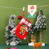 SEQUINED 3D SANTA CLAUS CHRISTMAS STOCKINGS_CWMS1421