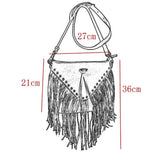 RIVET SOFT LEATHER TASSEL SHOULDER BAG_CWAB0780