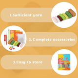 HANDMADE DIY MONSTERA DOLL CROCHET MATERIAL PACK_CWMM0821