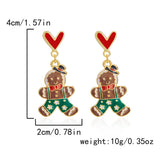NEW CHRISTMAS BELL ASYMMETRICAL EARRINGS_CWAJE2388