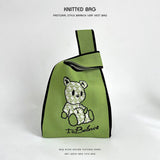 Cartoon Animal Series Knitted Handbag_Cwab2372