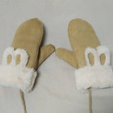 Women'S Winter Cute Thick Fleece Warm Gloves_Cwag0270