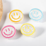 ACRYLIC SMILEY FACE HAIR CLAW CUTE BACK CLIP_CWAHA0285