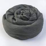 SOLID COTTON LINEN SCARF FOR WOMEN SUMMER SUN PROT_CWASC1451