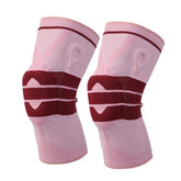 PINK SILICONE PAD KNEE BRACE WITH DUAL SPRINGS_CWMM7897