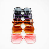 STREET SHOOTING SQUARE LARGE FRAME SUNGLASSES_CWASG0121