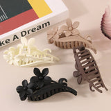 Vintage Floral Hair Claw, Large Chic Back Bun Clip_Cwmm4982