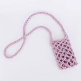 FASHIONABLE AND VERSATILE COTTON ROPE WOVEN BAG_CWAB4689