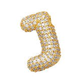 COPPER ZIRCONIA PENDANT NECKLACE HIP HOP_CWMM5862