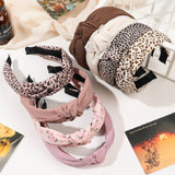 LEOPARD PRINT KNOTTED HEADBAND_CWAHA1644