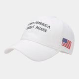 RED BASEBALL HAT MAKE AMERICA GREAT AGAIN CWAH2023