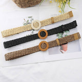 Cwabe1184_Retro New Braided Waist Belt