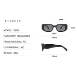 Wide Square Frame Fashion Sunglasses_Cwasg0094