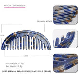 MARBLE TEXTURE 4MMU ACETATE HAIR COMB_CWAHA4188