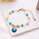 Versatile Beach Shell Conch Rice Bead Bracelet