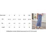Wome Washed Denim Maxi Skirt Asymmetrical_Cwjsk0205