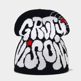HOT SALE LETTER JACQUARD KNITTED HAT_CWAH1626