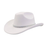 COUPLE FEDORA JAZZ HAT WESTERN ETHNIC WOOL HAT_CWAH04370