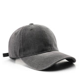Cwah3207_Personalized Washed Denim Plain Baseball Cap