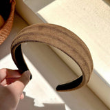 Velvet Headband Women Chic Wide Hair Hoop_Cwaha07778