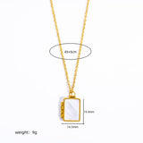 SIMPLE GEOMETRIC MAGNETIC CLOSURE NECKLACE_CWMM5671