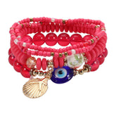 BOHEMIAN MULTI LAYERED EVIL EYE BRACELET_CWAJE2214