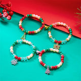 CHRISTMAS SNOWFLAKE PENDANT MAGNETIC BRACELET_CWAJE2387