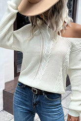 Women New Style Loose Cable Sweater_Cwoswl1521