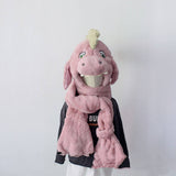 Winter Childrens Warm Plush Hat, Scarf And Gloves_Cwah2937