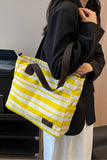 STRIPE SQUARE SHOPPERS BAG_CWAB0513