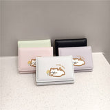CARTOON CUTE CAT EMBROIDERY MINI WALLET_CWAB2624