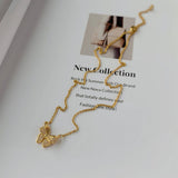 NICHE DESIGN RHINESTONE BOW NECKLACE FOR WOMEN_CWAJE3089