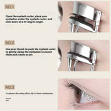 PORTABLE LASH CURLER LONG LASTING CURL STAINLESS_CWMM8048