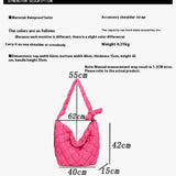 Trendy Oversized Tote Bag Bow Hobo Purse_Cuab00512