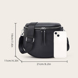 Versatile Lychee Crossbody Saddle Bag_Cwab2637