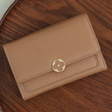Four Leaf Clover Hidden Buckle Retro Wallet_Cwab1653