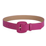 Women New Fashion Buckle Simple Belt_Cwabe0369