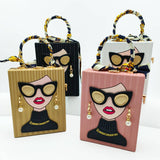 RETRO BEAUTY PATTERN CROSSBODY BAG_CWAB0986