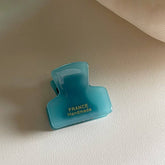 MINIMALIST GOLD TONE MINI TORTOISE HAIR CLAW_CWAHA4016