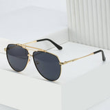 LARGE LENS AVIATOR SUNGLASSES UNISEX_CWASG0285