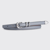 Cwabe0881_Simple And Versatile Silver Buckle Belt