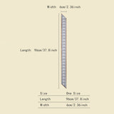 LETTER FLORAL TWILLY SCARF HAIR RIBBON BAG TIE_CWASC0095