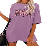 FUNNY LETTER PRINT T SHIRT FOR WOMEN LOOSE FIT_CWTTS1459