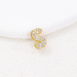 Tiny Zirconia Pendant 26 Letters Necklace_Cwmm5863