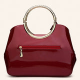 Vintage Print Shiny Shell Tote Bag_Cwab2640