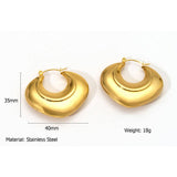 HEART HOLLOW STAINLESS STEEL GEOMETRIC EARRINGS_CWMM8911