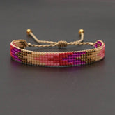 BOHEMIAN BEADED RICE BEAD BRAIDED BRACELET_CWMM3872